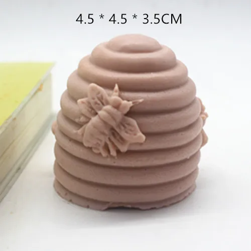Светло-серый DIY ароматерапия гипсовая Кактус Цветок плесень 3D формы для свечей силиконовая свеча делая форму - Цвет: Светло-серый