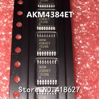5pcslot new ak4384et e2 akm4384et 4384et tssop 16 audio chip