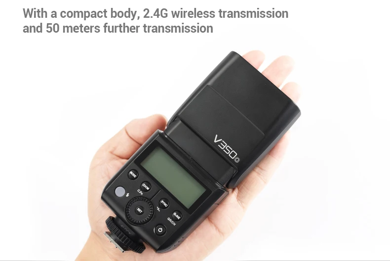 Godox V350O ttl HSS 1/8000 s X системная вспышка камеры Speedlite встроенный литий-ионный аккумулятор+ Xpro-O передатчик для Olympus Panasonic