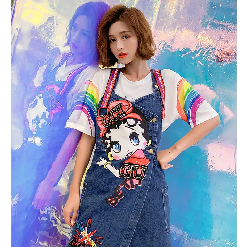 2019 летние модные джинсовые платья с открытой спиной женские разрезом на