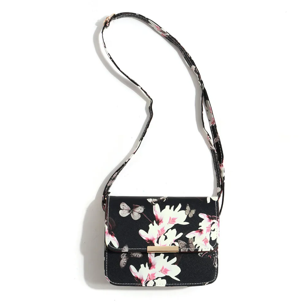Сумка-кроссбоди женская из искусственной кожи с цветочным принтом | Багаж и сумки