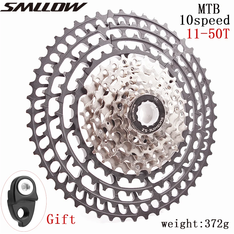 SUNSHININE-SZ 10 скоростью 11-46/50T механизм трещотки для велосипеда MTB горный велосипед кассета 33 скорость Большой маховик