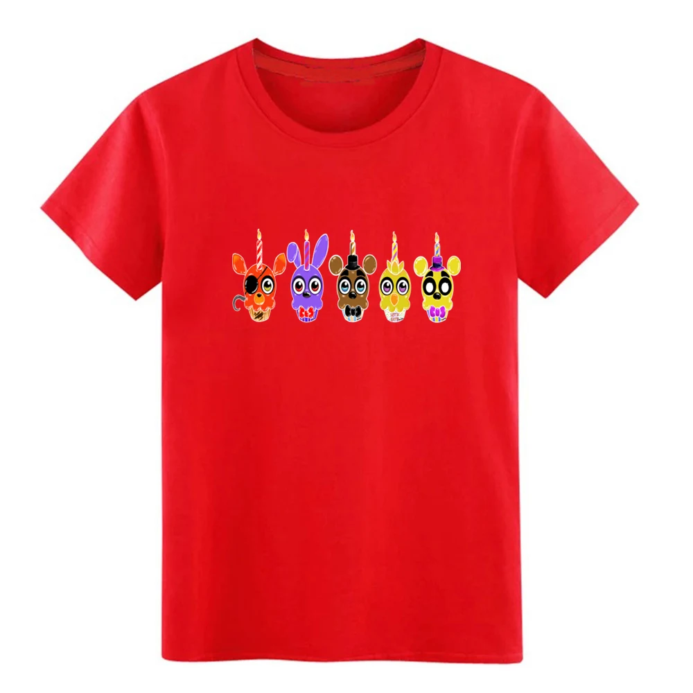 Fnaf cupcakes 5 футболка на заказ 100% хлопок евро размер S 3xl буквы Графический дышащий