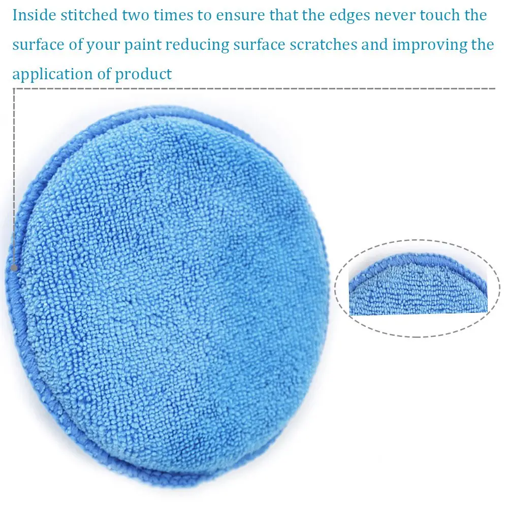5Pcs/Set Microfibre Foam Sponge Polish Wax Applicator Pads Car Home Cleaning | Автомобили и мотоциклы
