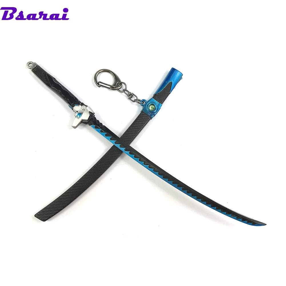 Bsarai OW Oni Blackwatch Sentai Bedouin young Genji 22 см/8," Игрушечный Меч Модель брелок кольцо