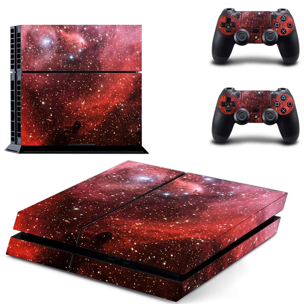 Чистый цвет белый черный прозрачный PS4 кожи Стикеры наклейка винил для sony Playstation 4 консоли и контроллеры PS4 кожи Стикеры