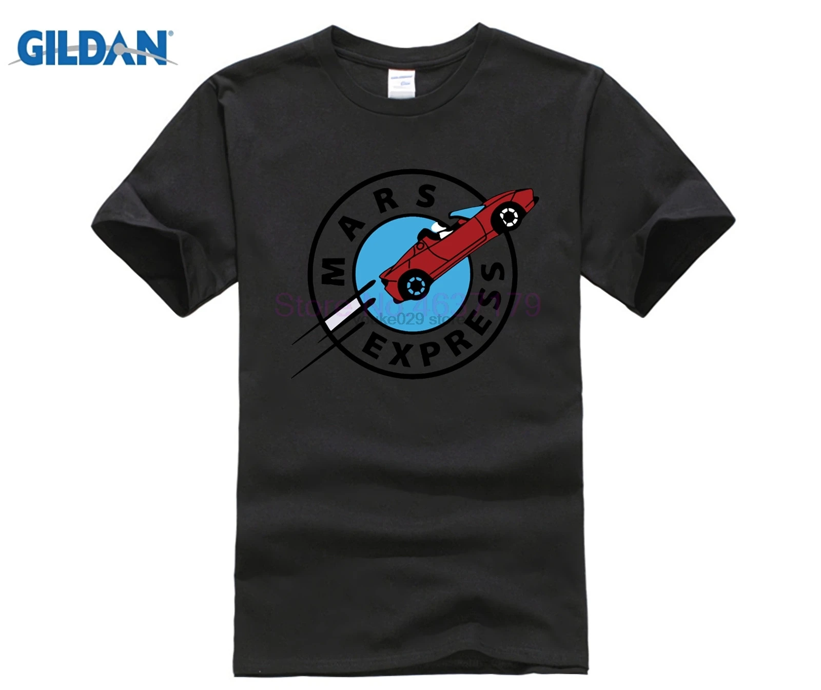 Funny Mars Express T Shirt Men Starman SpaceX T-Shirt Elon Musk Falcon Heavy Premium Cotton Boys Tesla Roadster Tops Tee | Мужская