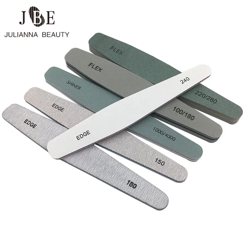 

Julianna Beauty Professional Nail Files 6pcs/set Nail Art File Nail Buffer Buffering Sandpaper Slim Kit 6 styles Manicure Tool