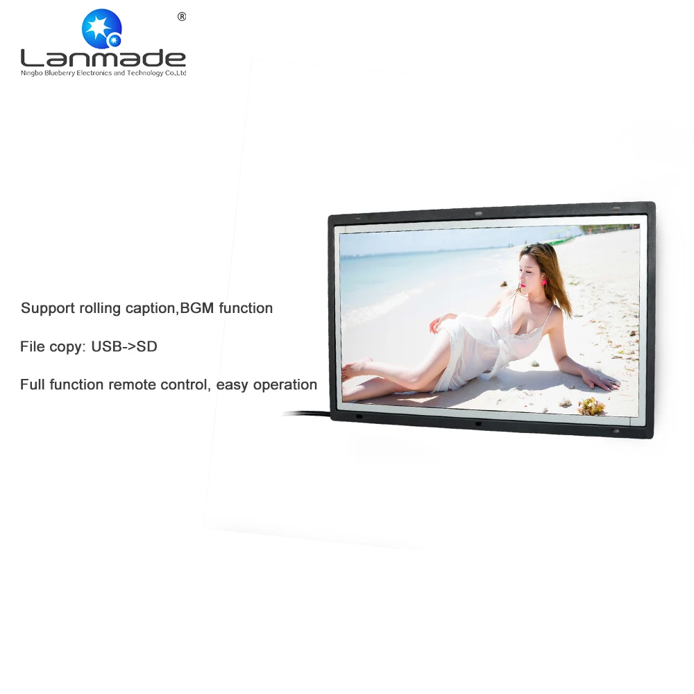 18 5 дюймов авто play loop 1080p tft lcd дисплей Цифровой журнал вывески цифровая вывеска