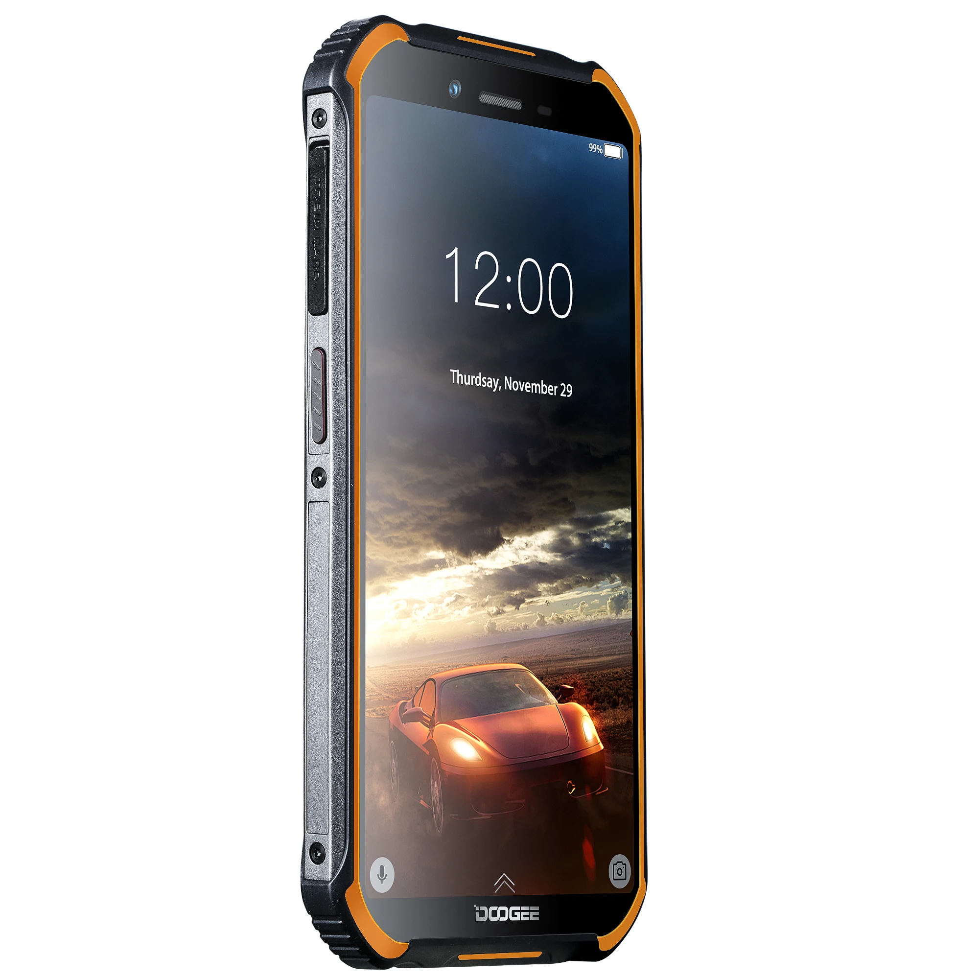 DOOGEE S40 4GNetwork прочный мобильный телефон 5,5 дюймов Дисплей 4650 мА/ч, MT6739 4 ядра, 3 Гб оперативной памяти, Оперативная память 32GB Встроенная память Android 9,0 8.0MP IP68/IP69K