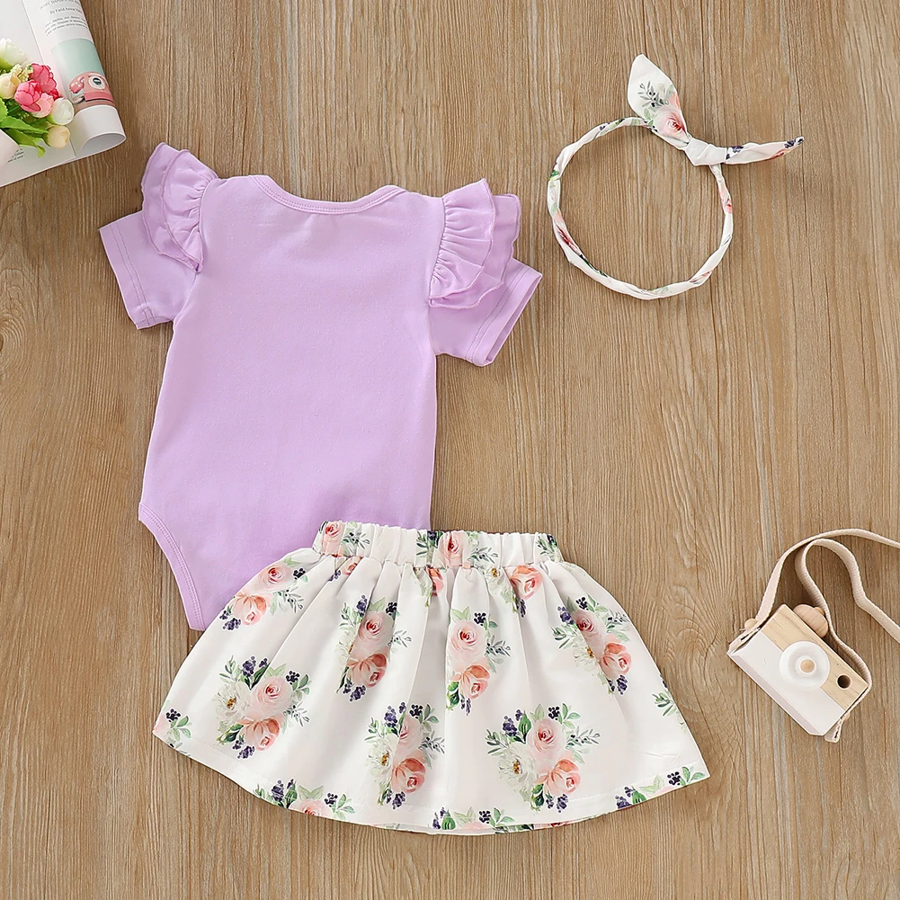 Новинка Модный Повседневный хлопковый комплект из 3 предметов для новорожденных