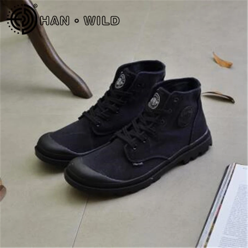 Женская обувь уличные армейские ботинки Классическая парусиновая женские