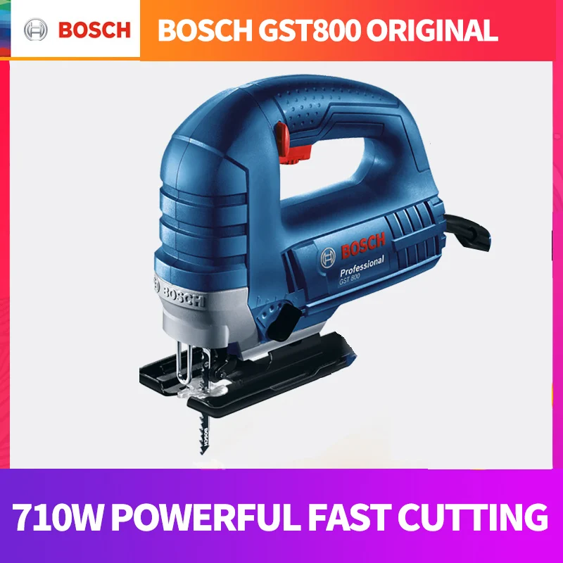 GST800 Bosch GST800/GST700/GST65E деревообрабатывающий кривой бензопилы электроинструменты для домашнего деревообработки пилы бытовой проволочной пилы Pull Flower Saw - Цвет: GST800