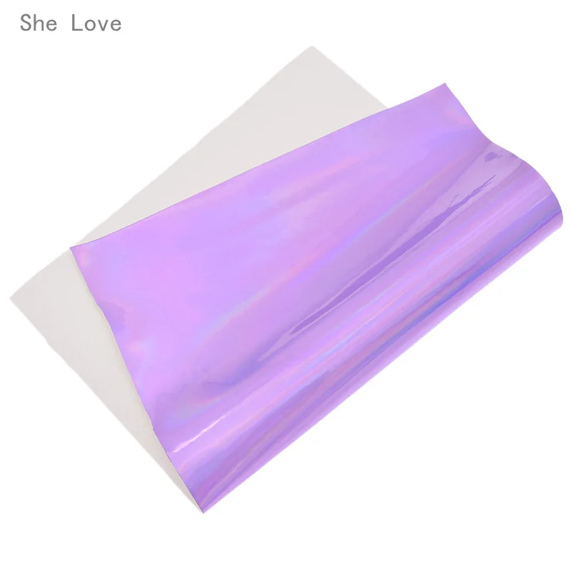 Голографическая кожаная ткань для творчества водонепроницаемый материал