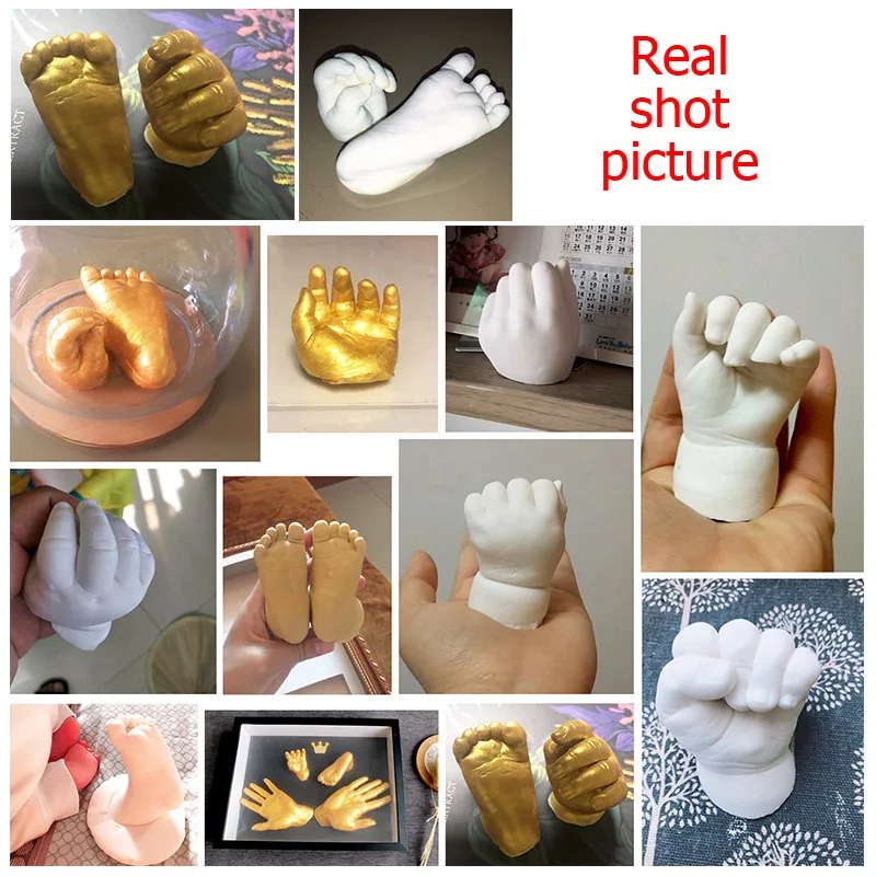 3D Ручная работа, гуашь, ручная работа, литье для ног, набор, клон, порошок, сделай сам, ручная печать, модель, пудра, подарки, форма для украшения дома