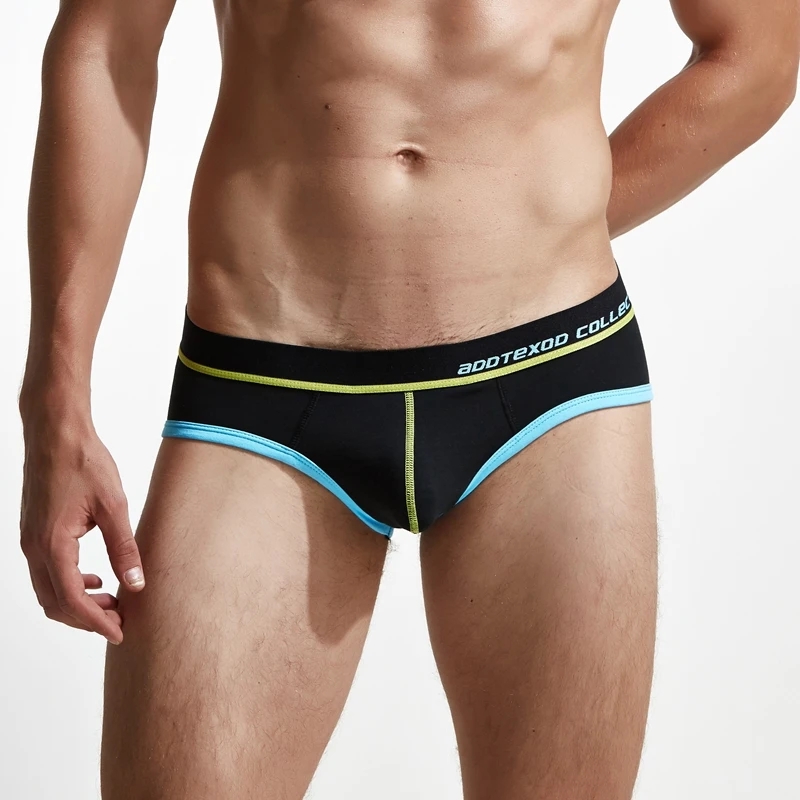 Мужские брендовые хлопковые трусы с пуш ап низкой посадкой мужское нижнее белье