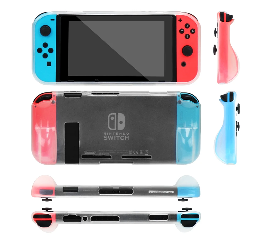 Shellnail для nintendo консоли коммутатора ТПУ/Кристалл Защитный чехол для ПК прозрачный жесткий 3 типа чехол Nintend амортизация