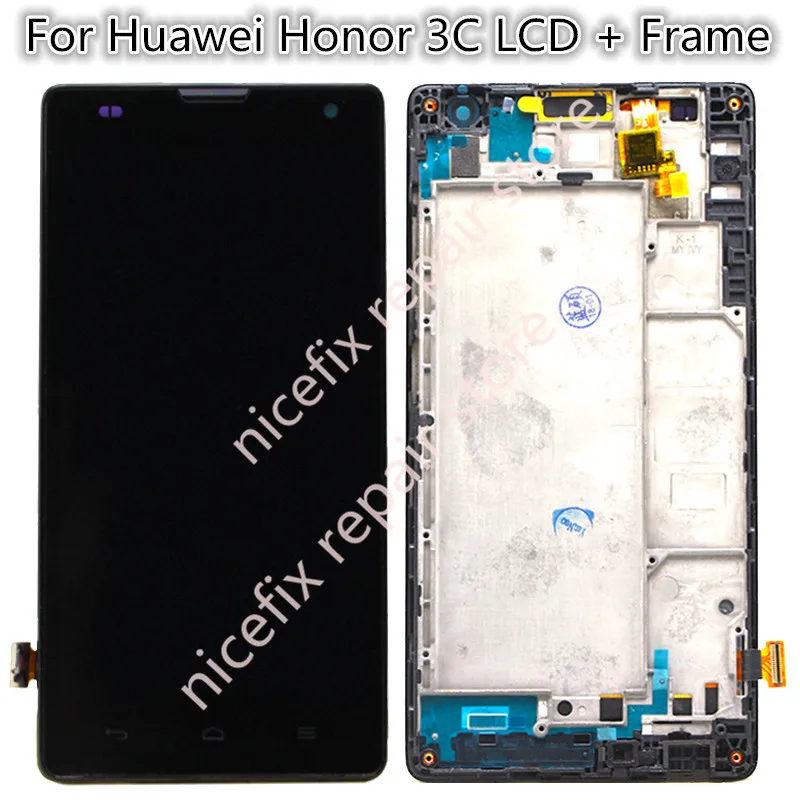 1 шт./лот для Huawei Honor 3C G740 h30 u10 t10 t00 l01 ЖК дисплей Дисплей + Сенсорный экран с рамкой