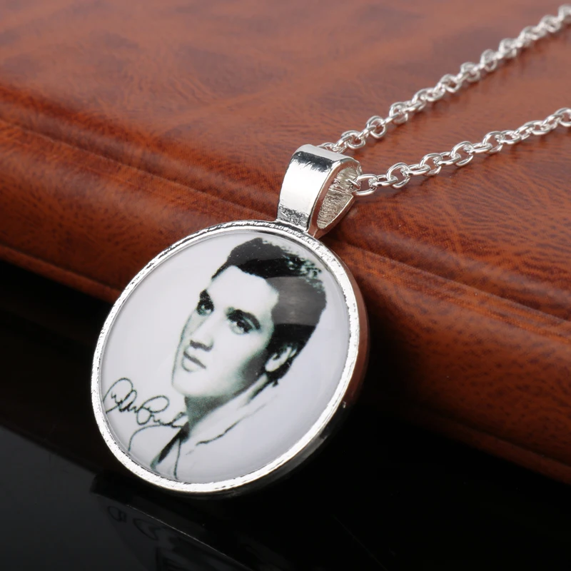 MOCHUN Love Elvis Presley карманные часы ожерелье женские медальон для девушек леди