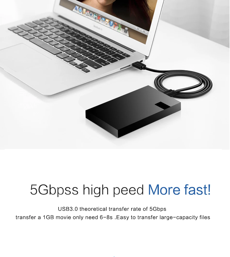 QGeeM USB 3,0 кабель Супер Скоростной USB 3,0 A папа-папа USB удлинитель для радиатора жесткий диск USB 3,0 кабель для передачи данных удлинитель