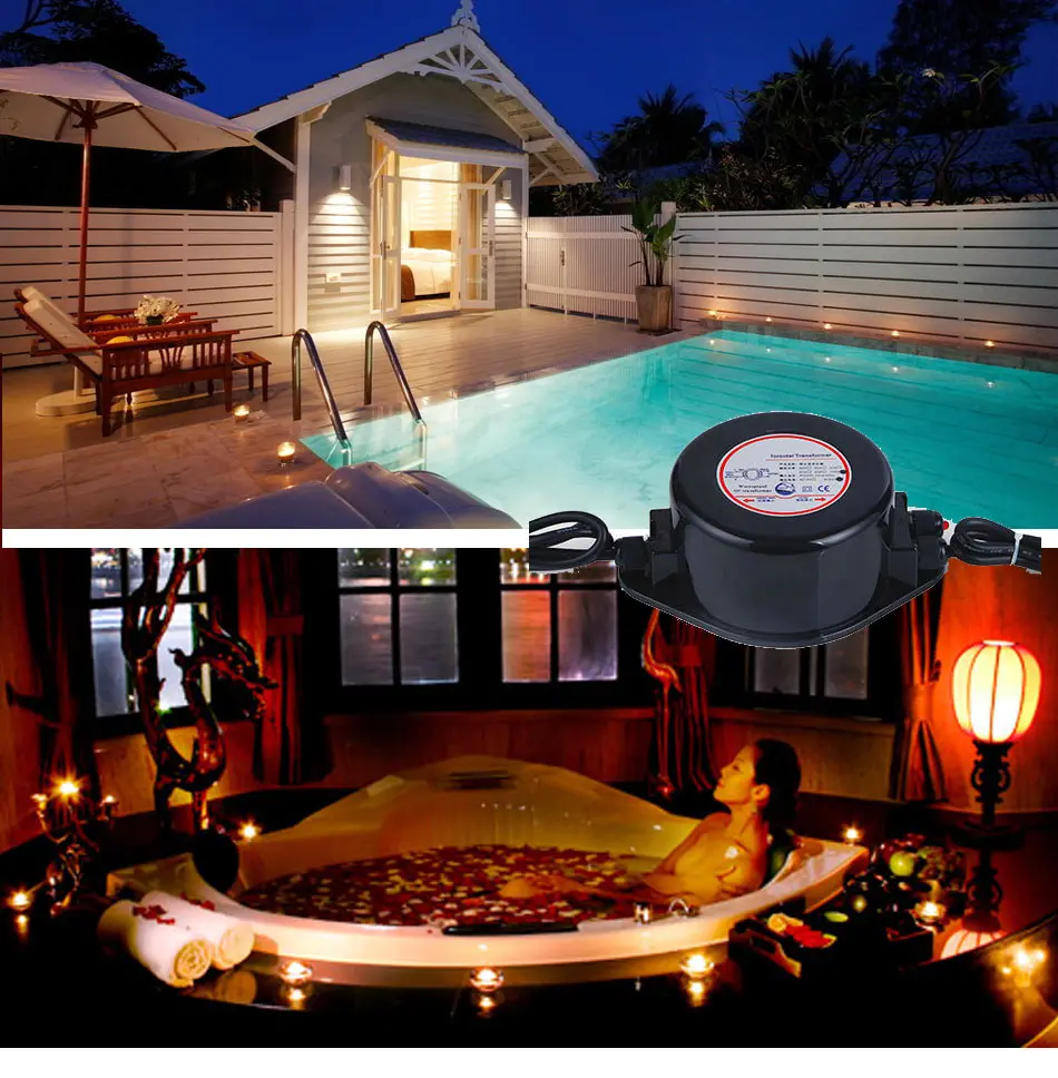 Светодиодный трансформатор напряжения переменного тока 12 В водонепроницаемый