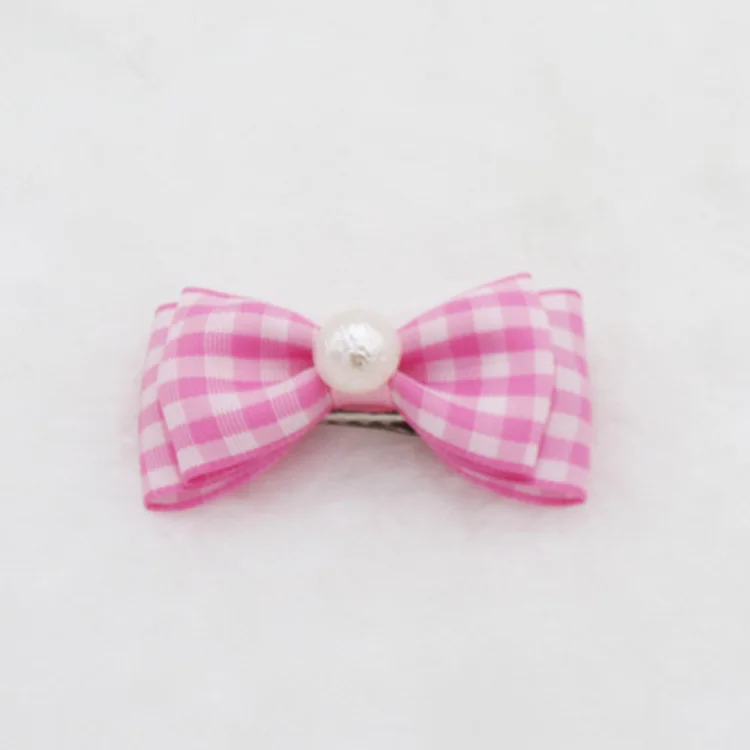 

Small sweet love pet dog flower rubber pet accessories Tactic butterfly hairpin 30pcs