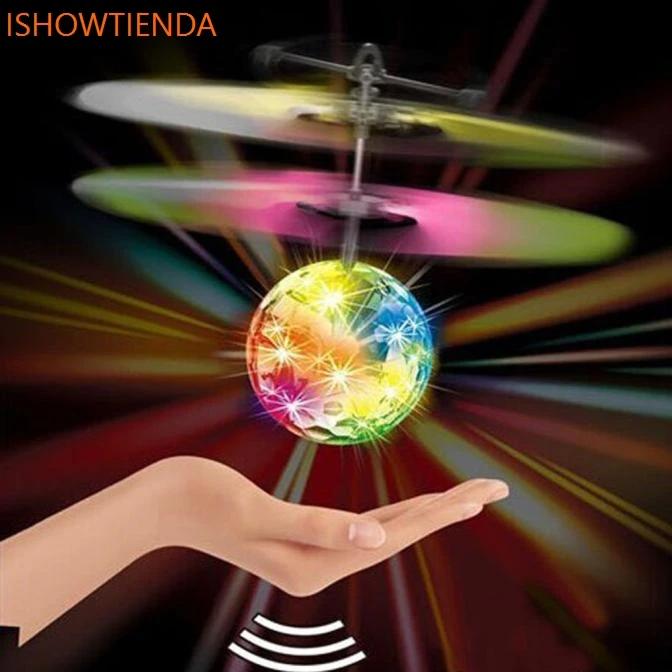 RC мяч инфракрасный индукционный мини самолет мигающий свет дистанционного