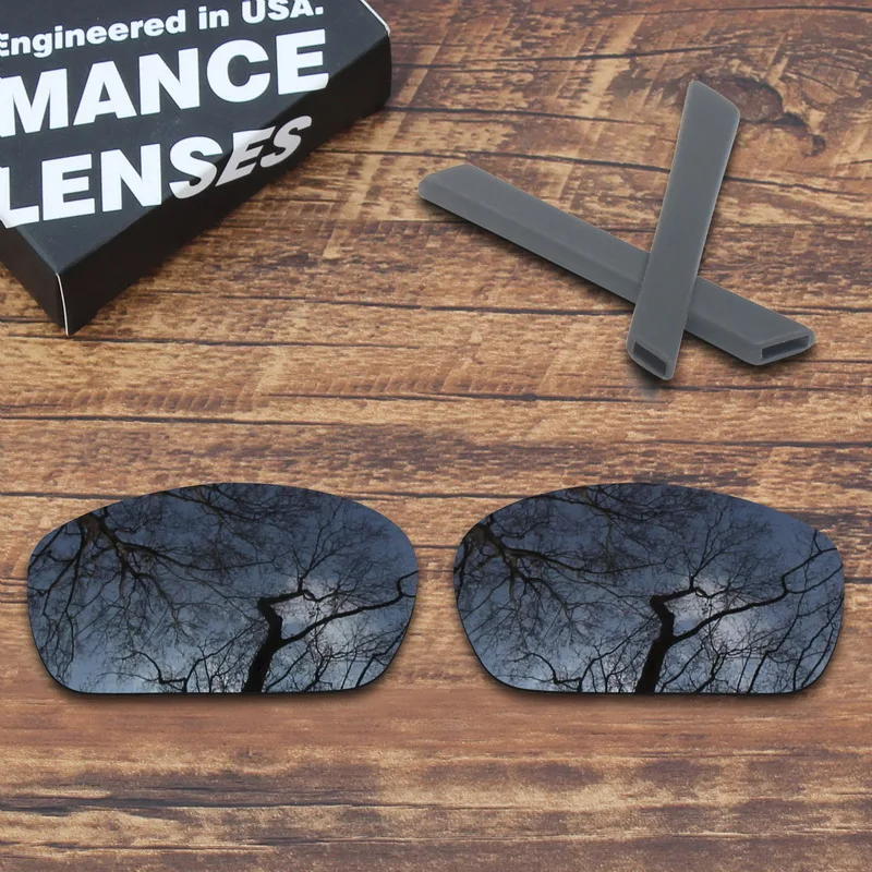 ToughAsNails Polarized Replacement Lenses & Gray Ear Socks for Oakley Jawbone Sunglasses - Multiple Options