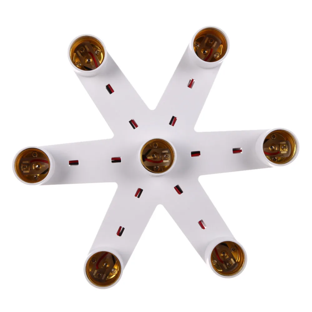 Цоколь e27 от 1 до 7 светодиодный держатель для ламп разделитель ламп|e27 socket base|e27