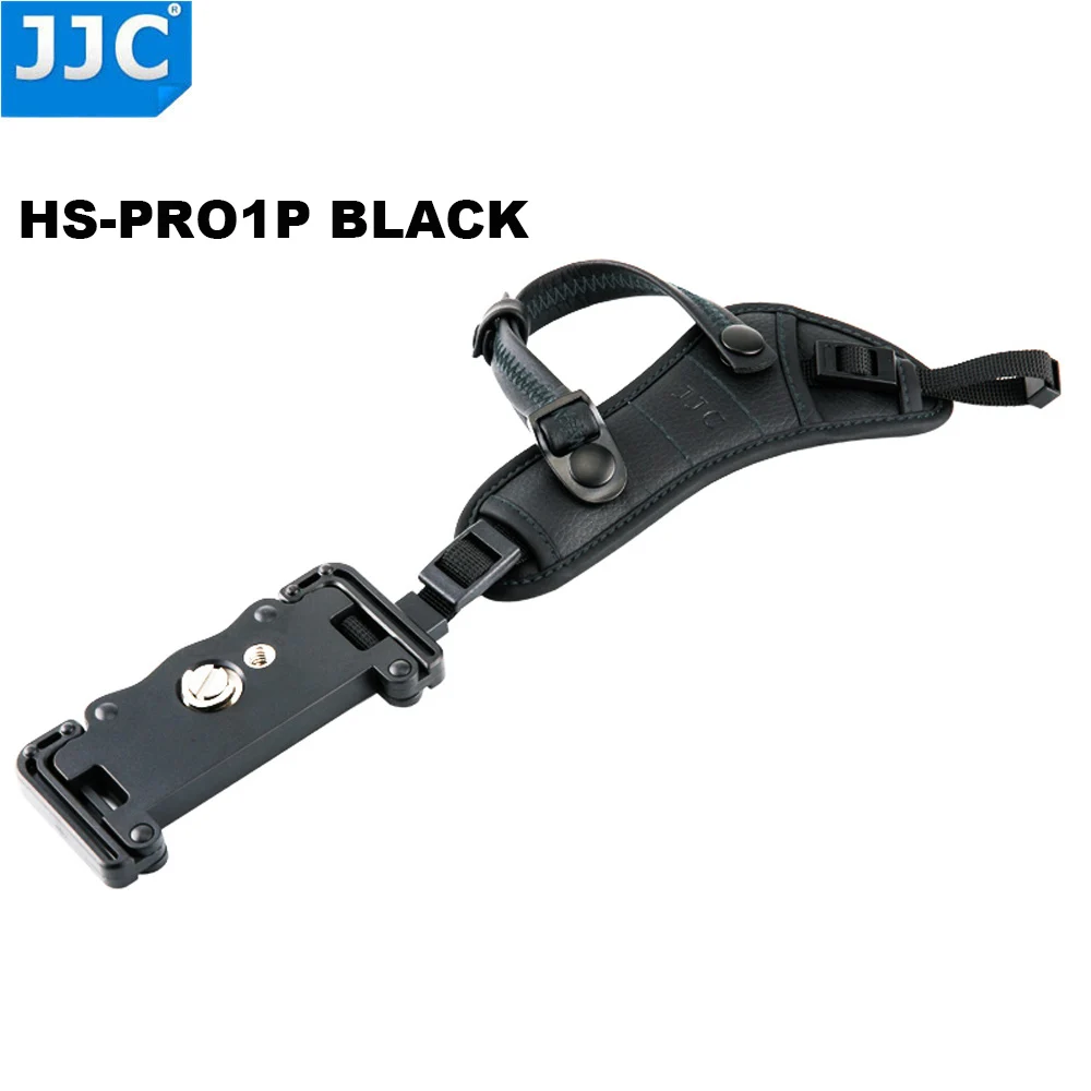 HS-PRO1P BLACK JJC HS-PRO1M/HS-PRO1P ручной ремешок для большинства DSLR камер с 1/"-20 штативным гнездом для sony/Nikon/Canon/Panasonic/Olympus - Цвет: HS-PRO1P BLACK