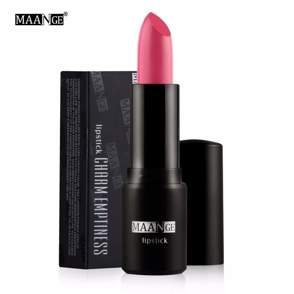 MAANGE Pro Lips Makeup увлажняющая матовая губная помада сексуальная водостойкая стойкая легкая в носке губная помада блеск Косметика 12 цветов