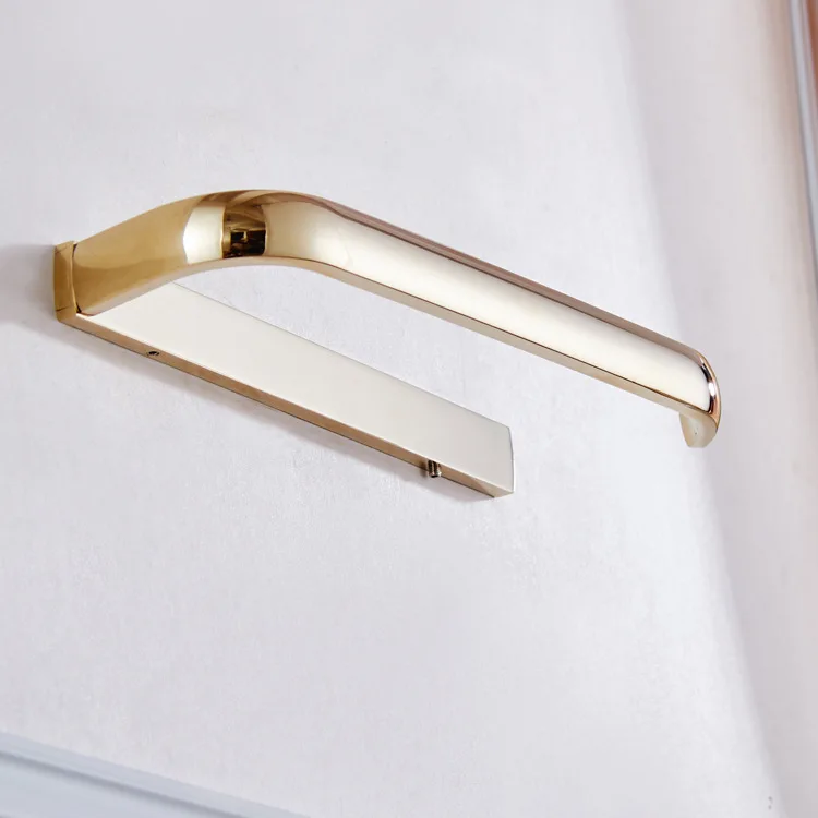 Бесплатная доставка медные аксессуары для ванной комнаты позолоченное кольцо