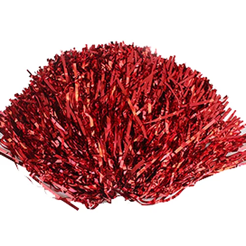 Hot Party Costume Sports Cheerleader Favors Flower Ball Pom Poms New Red |