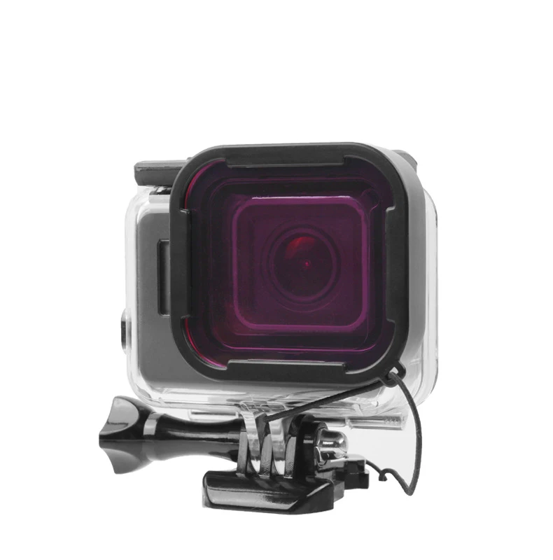 

Diving Filter Red Pink Purple waterproof Case Underwater Dive Filtors Lente Protector For Gopro Hero 5 6 7 Black Accessories