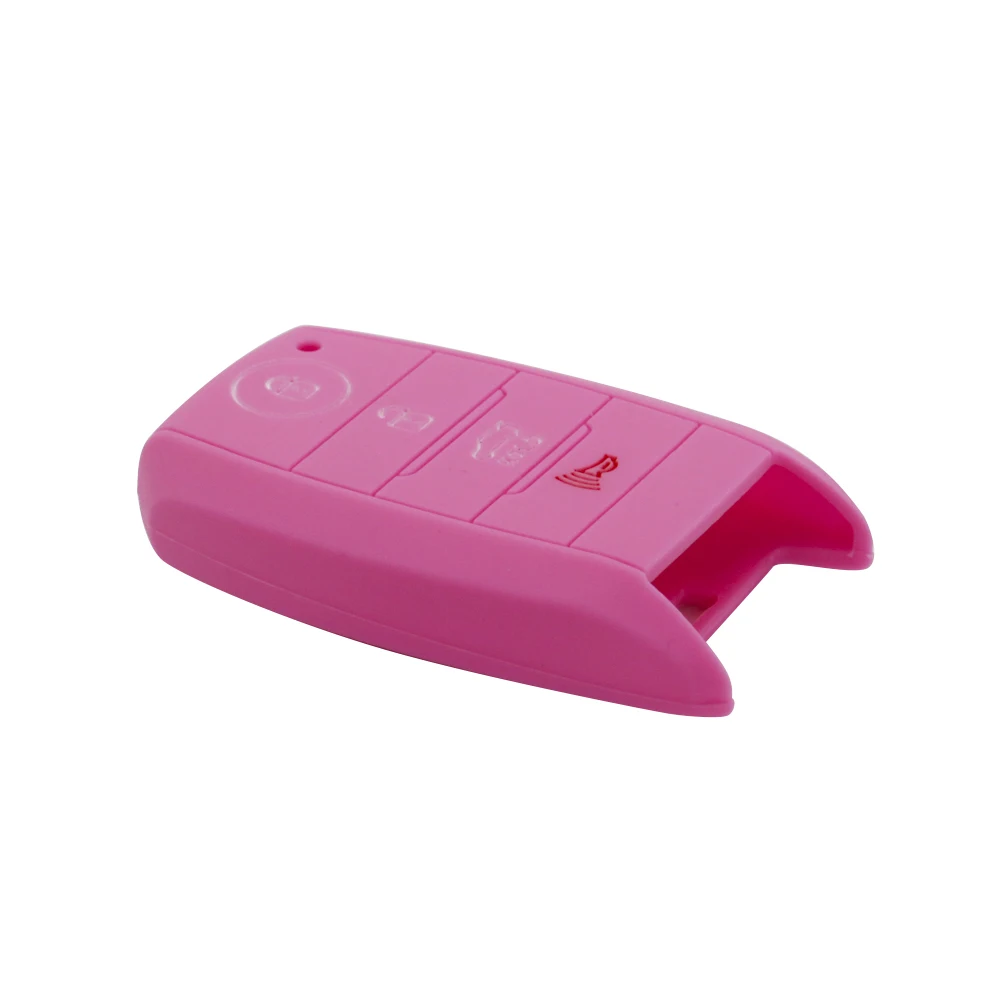 Чехол для ключа автомобиля силиконовая 4 Кнопка чехол Kia Sorento Optima Forte Koup Soul Niro