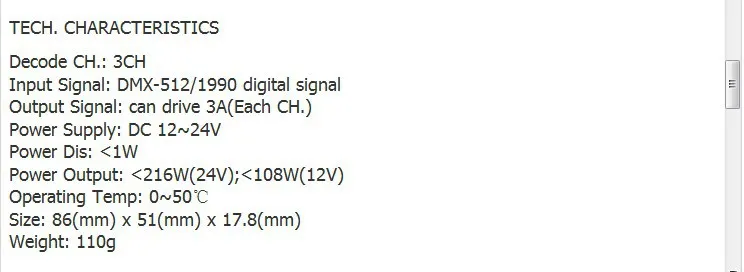 PX24506 DMX 512 декодер драйвер 9A DMX 512 Усилитель 12V 24V светодиодный DMX512 контроллер для RGB светодиодный светодиодные полосы света