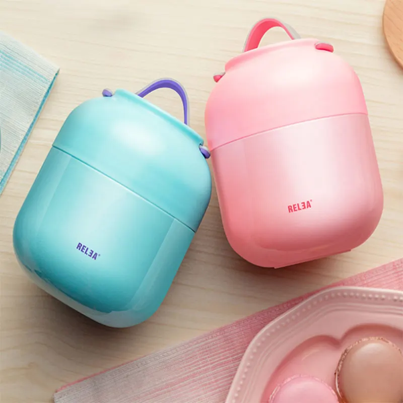 Милый мини портативный пищевой термос 500 мл 700 из нержавеющей стали суповый