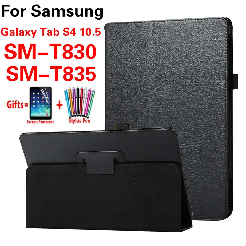 Чехол для Samsung Galaxy Tab S4 10 5 T830 T835 SM &quot из искусственной кожи тонкий складной чехол