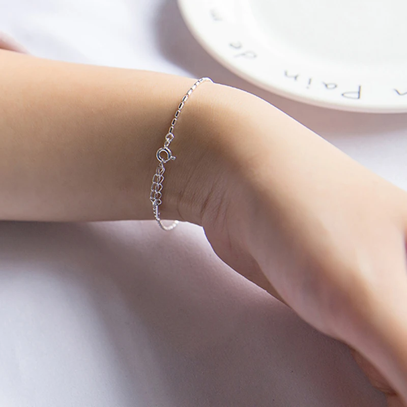 Newest arrival BLACK FRIDAY DEALS 925 Sterling Silver Bracelet Women Jewelry &amp Bangle Wedding Christmas gift | Украшения и