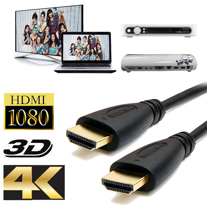 SIANCS HDMI кабель позолоченный папа-папа 1 4 1080P 3D для ЖК-проектора tv BOX lcd DVD HD xbox PS3