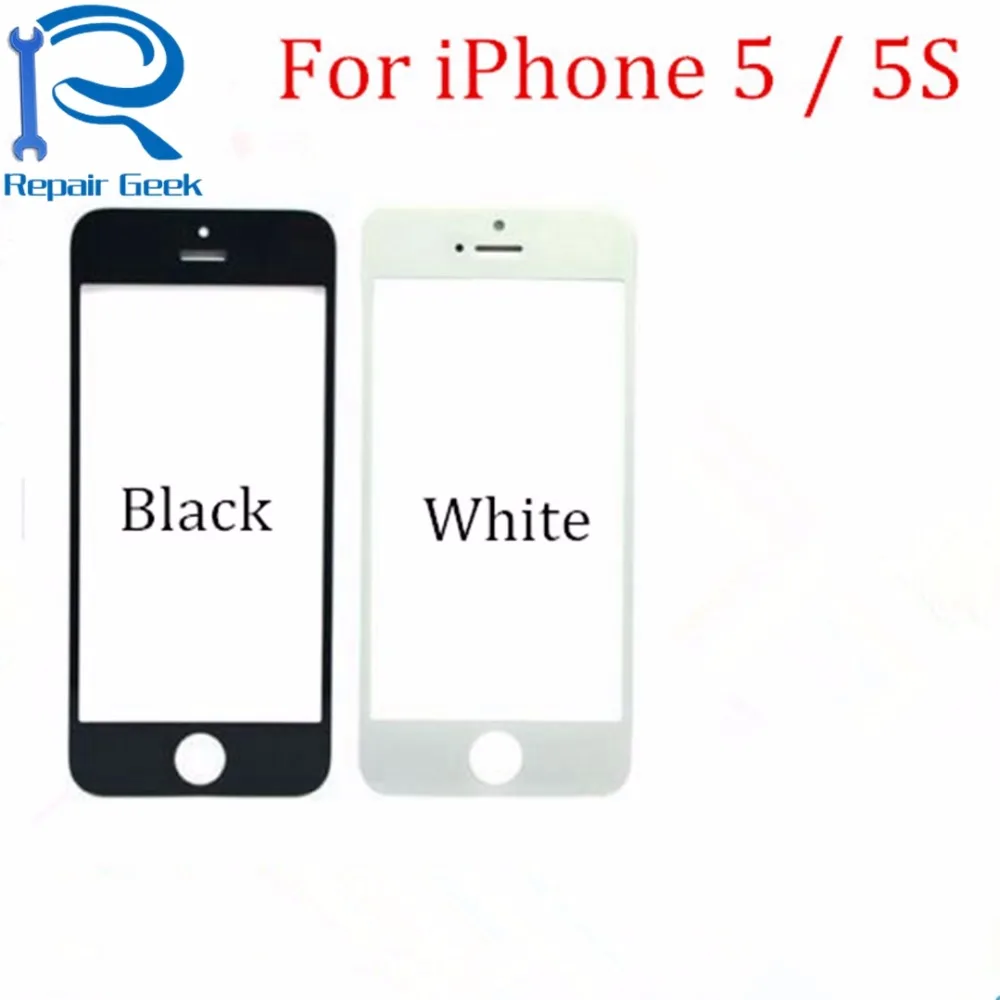 10 шт./лот Новая передняя панель дигитайзер сенсорный экран стекло для iPhone 5