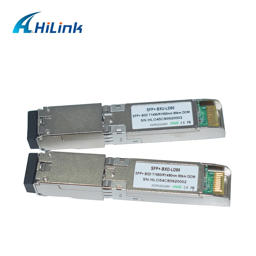 Бесплатная доставка! Одиночное волокно WDM Оптика 10G 1490nm/1550nm 80km DOM BiDi SFP + LC |