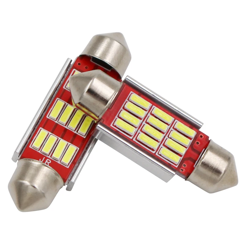 10 шт. гирлянда 31 мм 36 39 41 C5W CANBUS без ошибок автоматический светильник 12 SMD 4014