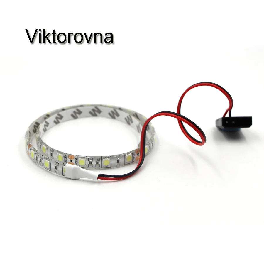 5050 SMD гибкая светодиодная лента 12 В DC Фон ПК корпус для компьютера клейкая