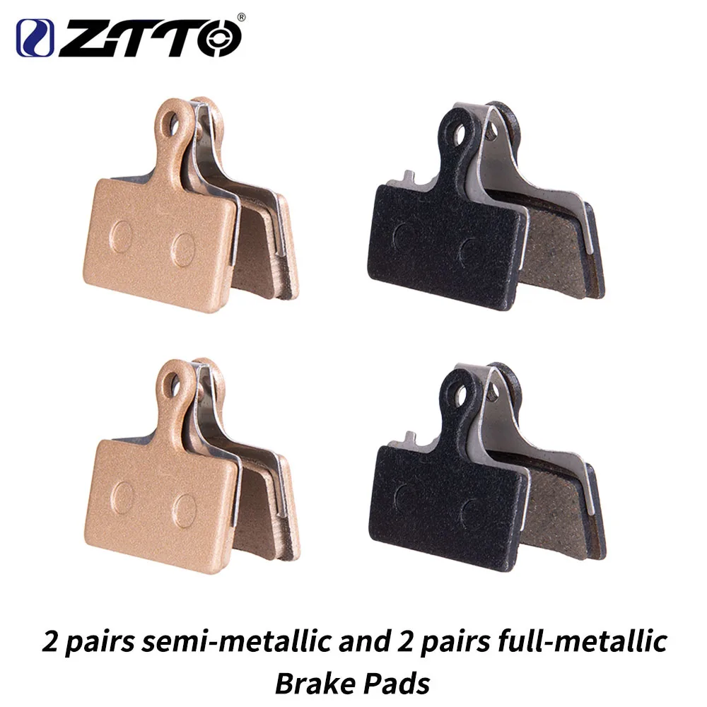 2semi-2full For XT ZTTO 4 пары MTB полуметаллические полные тормозные колодки для M9000 M9020 M987 M985 M8000 M785 M675 XT SLX G01S G03TI G04TI Совместимость - Цвет: 2semi-2full For XT