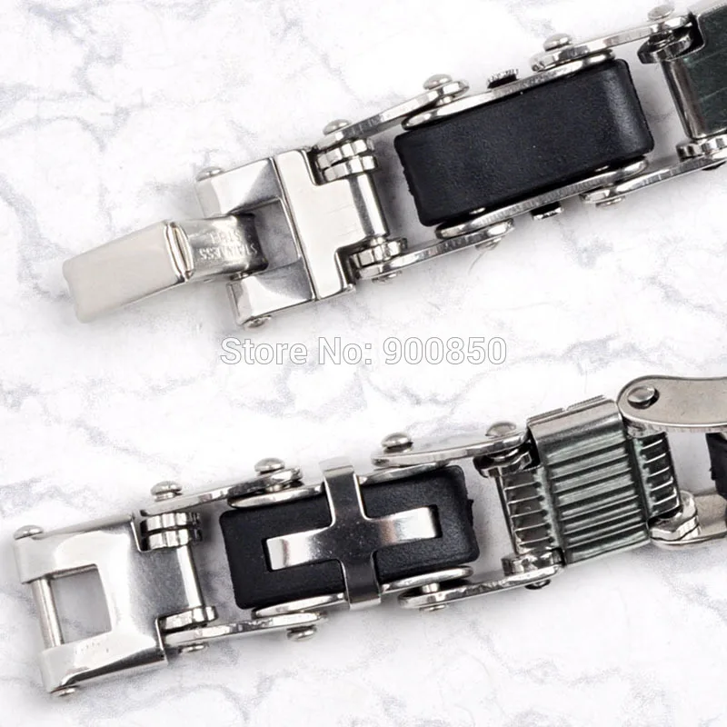 Новый дизайн звено цепи браслеты 316L браслет из нержавеющей стали 20 5 22 см в стиле