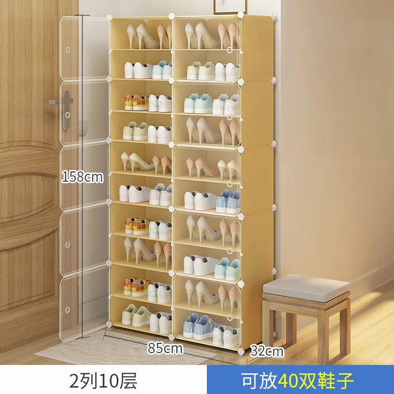 DIY Multi-layer Economical Simple Shoe Cabinet Economize Space Doorway Cabinets Dustproof Home Shoe Shelf Cabinet High Quality