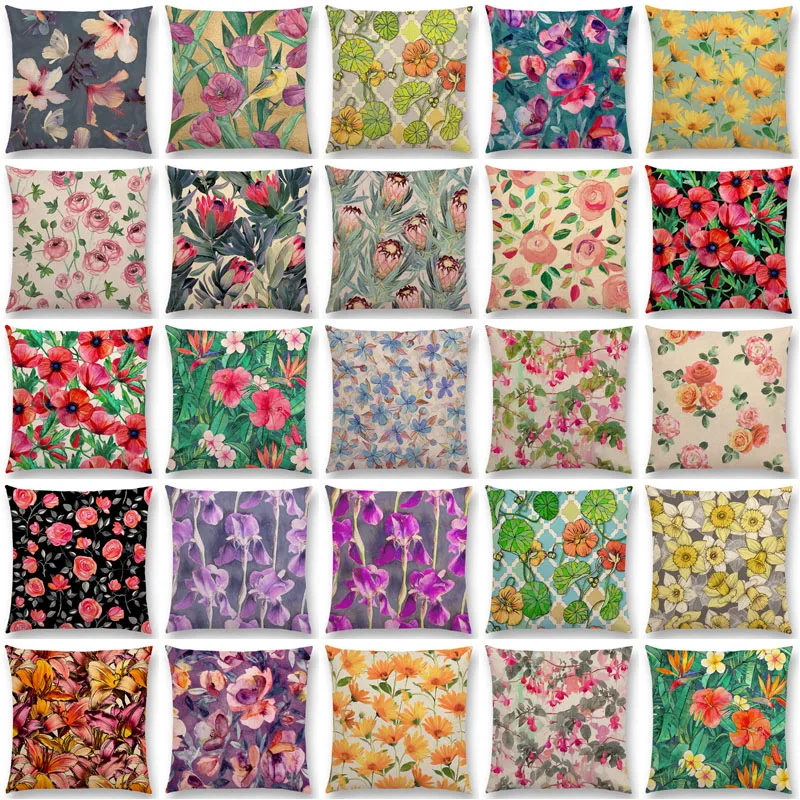 Новинка полный жизненного листьев цветов Королевство красивый цветочный