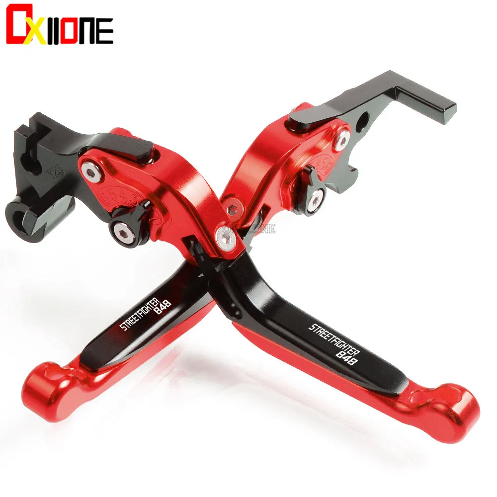 CNC алюминиевый мотоцикл для Ducati STREET FIGHTER 848 2012- мото рычаг аксессуары регулируемые складные тормозные рычаги сцепления