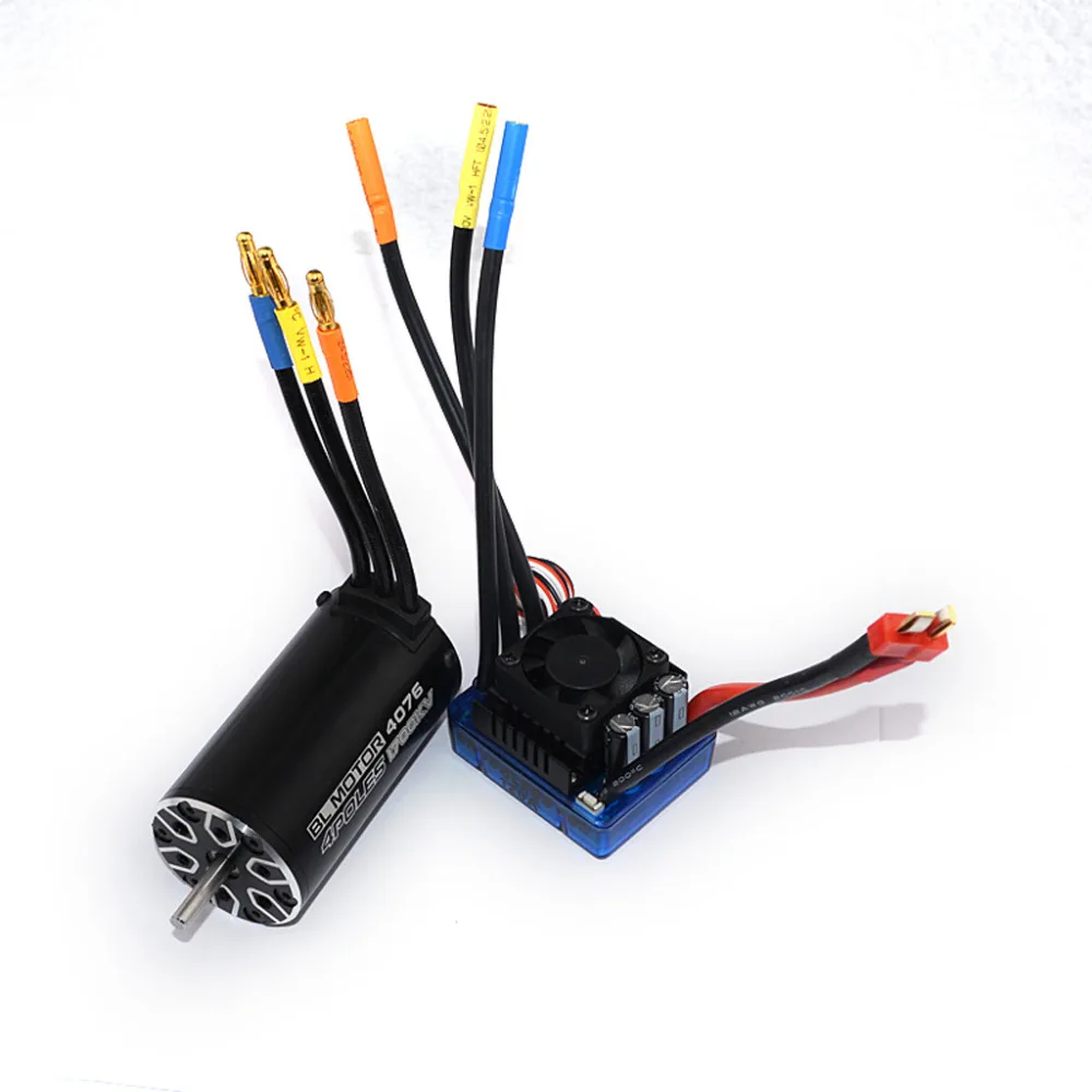 RC 4076 2250KV 2000KV 1700KV 1550KV бесщеточный двигатель 120A ESC со светодиодная карта для